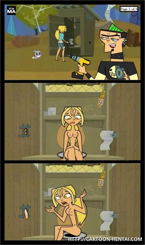 474px x 800px - Total Drama Gloryhole: Lindsay goes into toilet and â€“ what a surprise â€“  finds gloryhole in it!